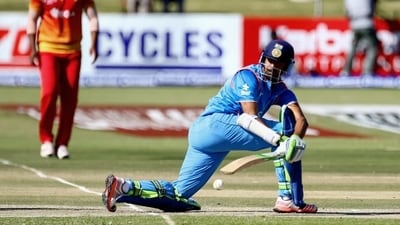 The Indian left-handed opener scored a half-century on his ODI debut. (AFP) The Indian left-handed opener scored a half-century on his ODI debut. (AFP)