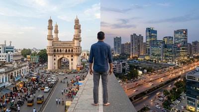 The techie referred to Gurgaon, Delhi, Faridabad, Ghaziabad and Noida as the “five sisters of agony and despair”. (Representational image generated using AI) The techie referred to Gurgaon, Delhi, Faridabad, Ghaziabad and Noida as the “five sisters of agony and despair”. (Representational image generated using AI)