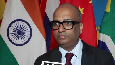 Speaking on CBT, Abhishek Singh said it requires augmenting the testing infrastructure and “building the safeguards.” (Screengrab/ X:@ANI) Speaking on CBT, Abhishek Singh said it requires augmenting the testing infrastructure and “building the safeguards.” (Screengrab/ X:@ANI)