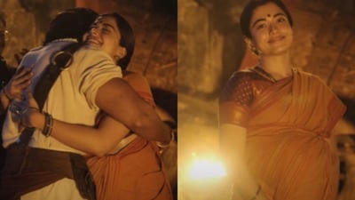 ప్రెగ్నెంట్గా రష్మిక మందన్న.. జయమ్మగా ప్యాకప్.. రణబాలి షూటింగ్కు గుడ్బై! (x/MythriOfficial) ప్రెగ్నెంట్గా రష్మిక మందన్న.. జయమ్మగా ప్యాకప్.. రణబాలి షూటింగ్కు గుడ్బై! (x/MythriOfficial)