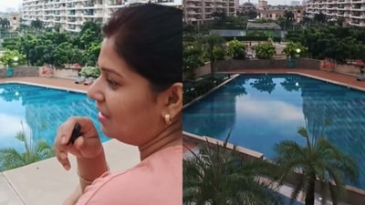 A woman shared a glimpse of her high-rise society, asking why residents pay for amenities they rarely get time to use. (Instagram/rekha4917) A woman shared a glimpse of her high-rise society, asking why residents pay for amenities they rarely get time to use. (Instagram/rekha4917)