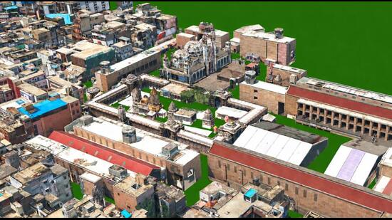 A digital twin of Varanasi. A replica built built from LiDAR, aerial and drone imagery and 360-degree street-level scans, captured using light aircraft, backpack-mounted scanners and vehicles.
