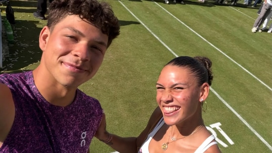 Trinity Rodman will miss Ben Shelton’s US Open final, leaving the couple apart as Shelton plays the biggest match of his career.(Trinity Rodman/Instagram)