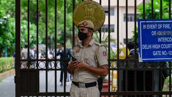 Policing in the national capital has evolved with cutting-edge technologies, but some traditional methods still have an important role in securing Delhi. (Raj K Raj /HT Photo /Representational)