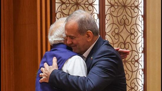 Iran’s Pezeshkian said excessive reliance on existing financial and trade systems has made emerging economies vulnerable to political shocks. (PMO)