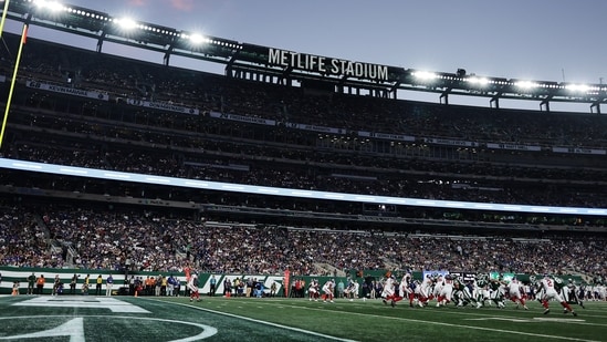 The Giants-Cowboys game at MetLife Stadium will feature a special halftime performance as part of the team’s 25th-anniversary 9/11 commemoration. (AP Photo/Adam Hunger) (AP Photo/Adam Hunger)
