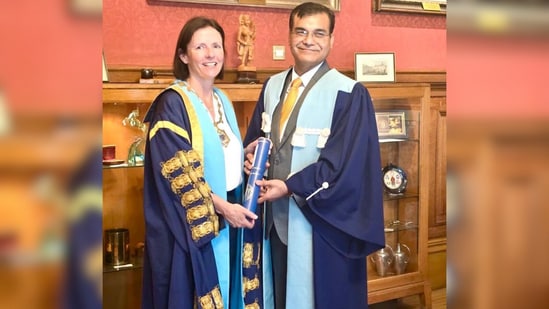 Brigadier Sanjay Kumar Mishra, a highly decorated officer, was elected as a Fellow of the Royal College of Ophthalmologists, London