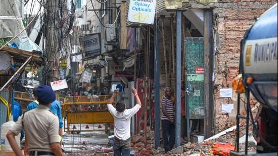 The officials added that the survey identified more than 2,250 buildings where PG facilities are operational, housing over 47,000 people. (Vipin Kumar/HT Photo)