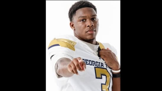 Georgia Tech cornerback Jaylen Mbakwe was taken to hospital for further evaluation after a head collision with teammate Jordan Walker during Saturday’s game against Tennessee