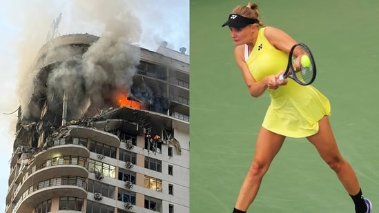 Dayana Yastremska shared horrific Odesa images