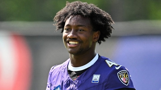 Zay Flowers has turned a strong Boston College career into NFL success, a huge Ravens contract and growing personal attention. Jamie Sabau/Getty Images/AFP (Photo by Jamie Sabau / GETTY IMAGES NORTH AMERICA / Getty Images via AFP)(Getty Images via AFP)
