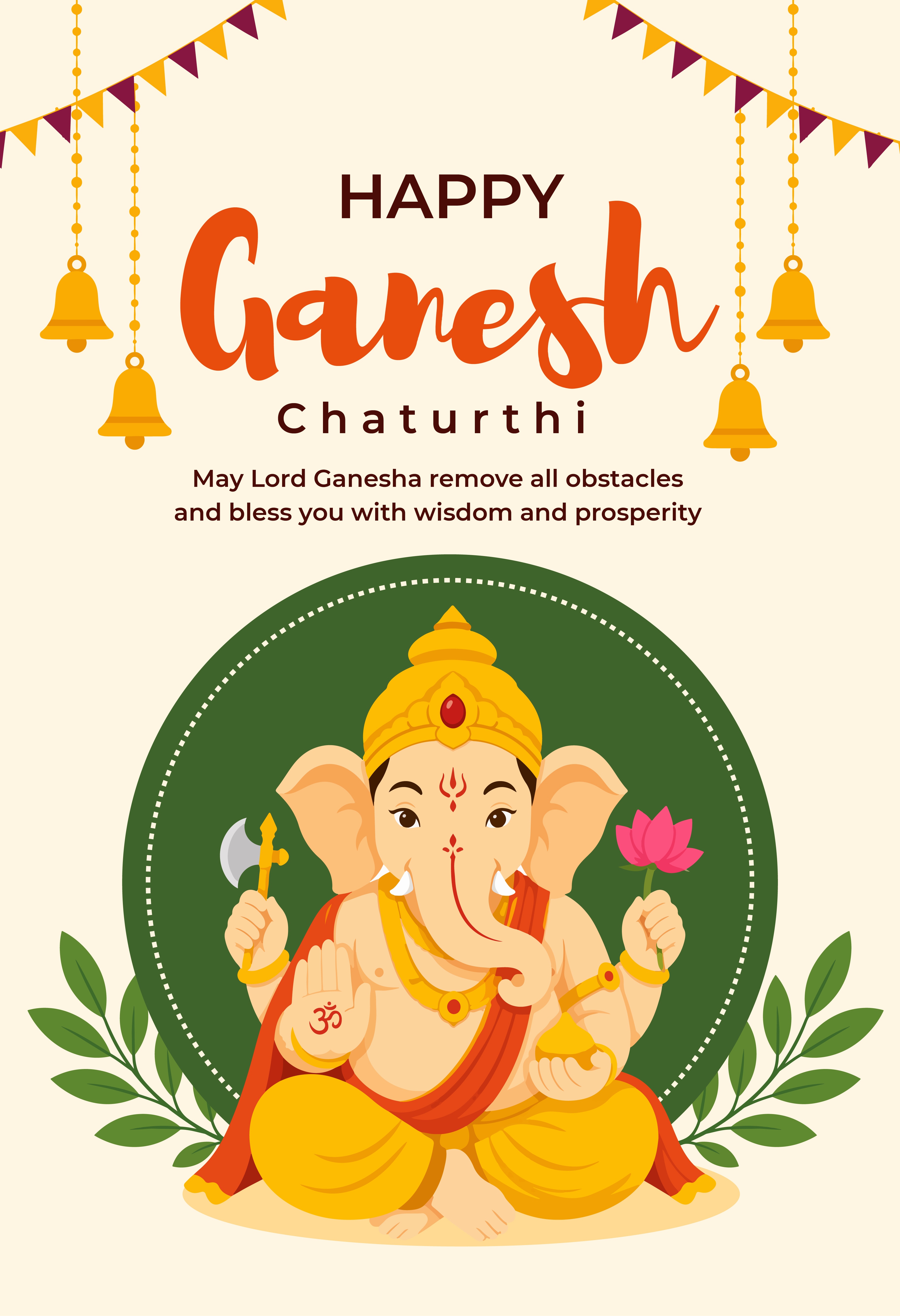 Happy Ganesh Chaturthi 2026. (Freepik) Happy Ganesh Chaturthi 2026. (Freepik)
