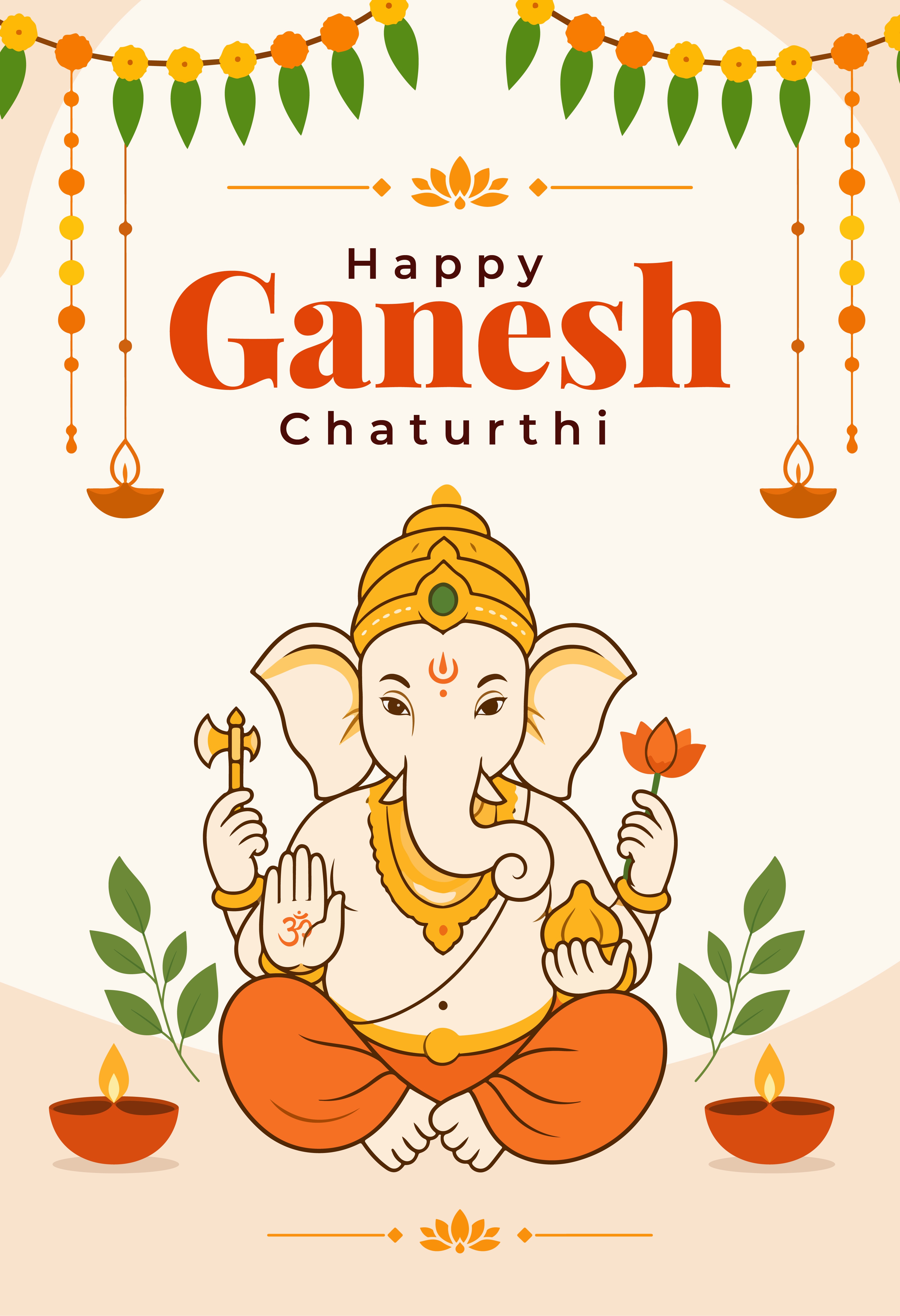 Happy Ganesh Chaturthi 2026. (Freepik) Happy Ganesh Chaturthi 2026. (Freepik)