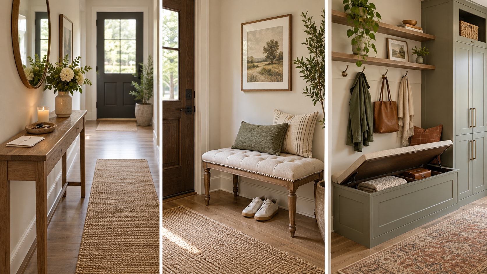 From console to smart storage, make your entryways functional. (Picture credit: AI generated)