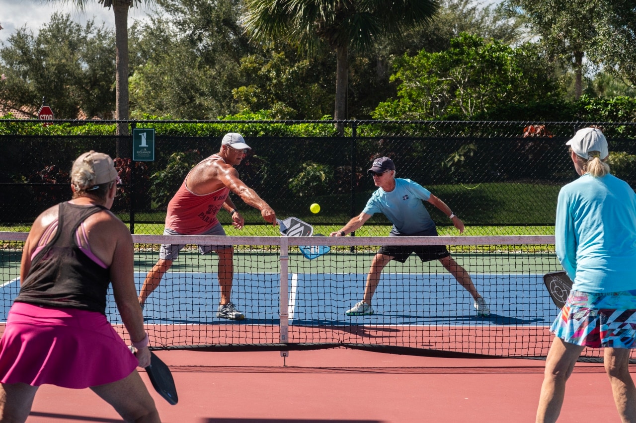 Beck now plays pickleball four or five times a week. Beck now plays pickleball four or five times a week.