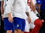 Cam Skattebo stands 5 feet 11 inches tall and weighs 215 pounds.