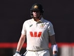 Steve Smith during the Test match vs Bangladesh. Steve Smith during the Test match vs Bangladesh.