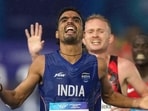 Gulveer Singh wins silver in the men's 10,000m final at the Commonwealth Games in Glasgow. (AP)