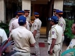 The driver and his three accomplices allegedly assaulted two other men, including a restaurant manager who tried to intervene, before fleeing from the spot.