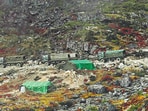 Troop deployment along the Line of Actual Control in Arunachal Pradesh.