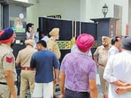 Three motorcycle-borne masked men opened fire at the house of Punjabi singer Gulab Sidhu in Barnala’s Pharwahi village.