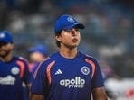 Vaibhav Sooryavanshi from India during the T20I cricket match between India and Afghanistan.