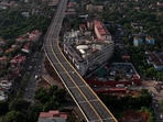 The state government had been keen to open the flyover ahead of Ganesh Chaturthi. (X)
