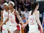 Caitlin Clark and Angel Reese have shared the court and locker room while representing Team USA.(AP Photo)