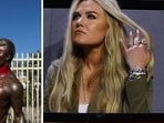 Erika Kirk issues scathing statement after Charlie Kirk statue vandalized(@TPUSA/X, AP Photo/Julia Demaree Nikhinson )