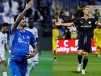 Ruben Neves and Cristiano Ronaldo in the Saudi Pro League.