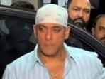 Salman Kha at the residence of his brother Sohail Khan for the Ganesh Chaturthi celebrations.