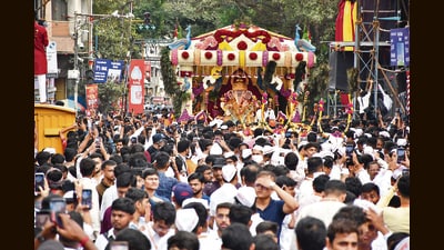Police step up vigil on noise violations as Ganeshotsav begins Police step up vigil on noise violations as Ganeshotsav begins