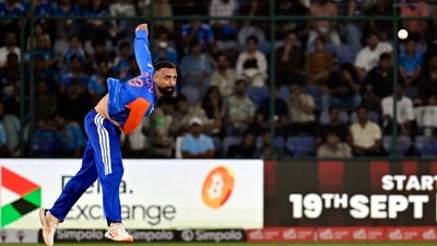 Varun Chakaravarthy has reportedly injured himself during the first T20I vs Afghanistan. (Rahul Singh)