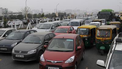 According to the advisory, if traffic pressure increases at the Expo Mart roundabout, vehicles approaching the roundabout from Galgotia Cut towards the IFS Villa, located in Sector Chi-2, will be diverted. (HT Archive) According to the advisory, if traffic pressure increases at the Expo Mart roundabout, vehicles approaching the roundabout from Galgotia Cut towards the IFS Villa, located in Sector Chi-2, will be diverted. (HT Archive)