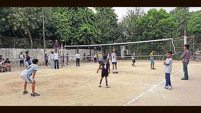 At Guru Nanak Stadium, athletes from the Municipal Corporation (MC) block performed well. (HT File) At Guru Nanak Stadium, athletes from the Municipal Corporation (MC) block performed well. (HT File)