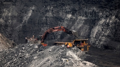 Police and local residents launched rescue efforts after the ground caved in at the suspected illegal mining site in Dhanbad. (Reuters)
