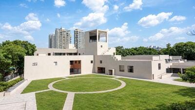 IUCAA, Pune, inaugurated its new ADITI–IUCAA Phase-II building, marking an expansion of infrastructure for research, teaching and scientific instrumentation. (HT) IUCAA, Pune, inaugurated its new ADITI–IUCAA Phase-II building, marking an expansion of infrastructure for research, teaching and scientific instrumentation. (HT)