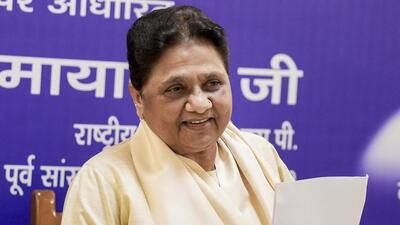 Mayawati has barred Anand from entrusting any party responsibility to his two sons or even to their children after they grow up though he has been allowed to involve his daughter Deepika (PTI FILE) Mayawati has barred Anand from entrusting any party responsibility to his two sons or even to their children after they grow up though he has been allowed to involve his daughter Deepika (PTI FILE)