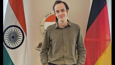 Odemar Bühn , 21, of Germany is pursuing his first semester of BA in Linguistics, Sanskrit, and Philosophy from LU. (Sourced) Odemar Bühn , 21, of Germany is pursuing his first semester of BA in Linguistics, Sanskrit, and Philosophy from LU. (Sourced)