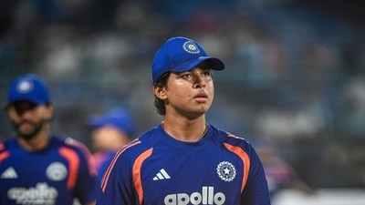Vaibhav Sooryavanshi from India during the T20I cricket match between India and Afghanistan. (Hindustan Times)