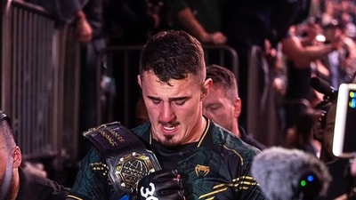 Tom Aspinall has announced his decision to forfeit the UFC heavyweight title as he faces challenges in securing medical clearance to return to competition, which is a result of a lingering eye injury. (Instagram)