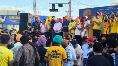Punjab youth rally against drugs with 20,000 participants in Youth Run 2026, promoting sports and fitness.