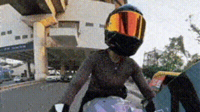 Woman biker claims car chased, rammed her in Gurugram after she asked driver to stay away (X/rebelwheels_sia_) Woman biker claims car chased, rammed her in Gurugram after she asked driver to stay away (X/rebelwheels_sia_)