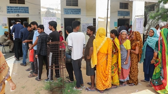 More than 1.44 crore voters were eligible to cast their ballots in the elections More than 1.44 crore voters were eligible to cast their ballots in the elections