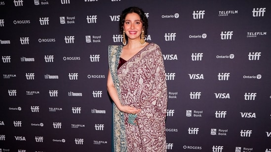 Pregnant Mahira Khan attends the red carpet for Your Mother Your Mother Your Mother at the Toronto International Film Festival on September 12, 2026. (REUTERS)