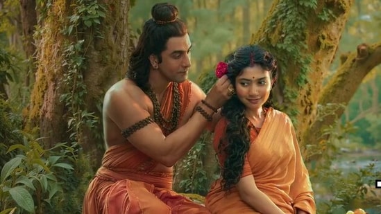 The song release was accompanied by a new motion poster featuring Ranbir Kapoor as Lord Ram and Sai Pallavi as Sita on the occasion of Ganesh Chaturthi.