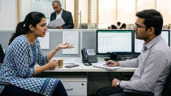 Employee says manager tracks office arrival times.