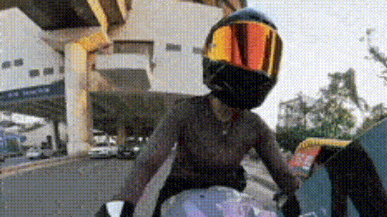 Woman biker claims car chased, rammed her in Gurugram after she asked driver to stay away (X/rebelwheels_sia_)