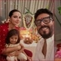 রাজ-শুভশ্রীর বাড়ির গণেশ পুজো। লাইমলাইট কাড়ল ইয়ালিনি। 