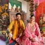 নিজের বাড়িতেই পুজো দিলেন জিৎ-যশ-নুসরত